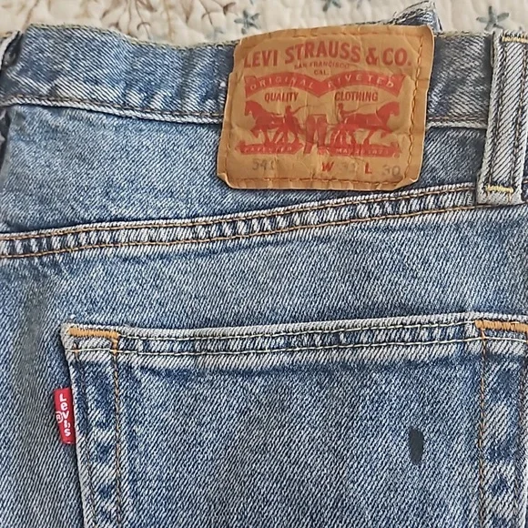 4X💠HP💠541 Levi's Original Paint Spot Jeans 31x30 - Picture 2 of 12